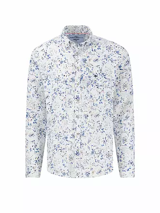 FYNCH HATTON | Leinenhemd Casual Fit | weiss